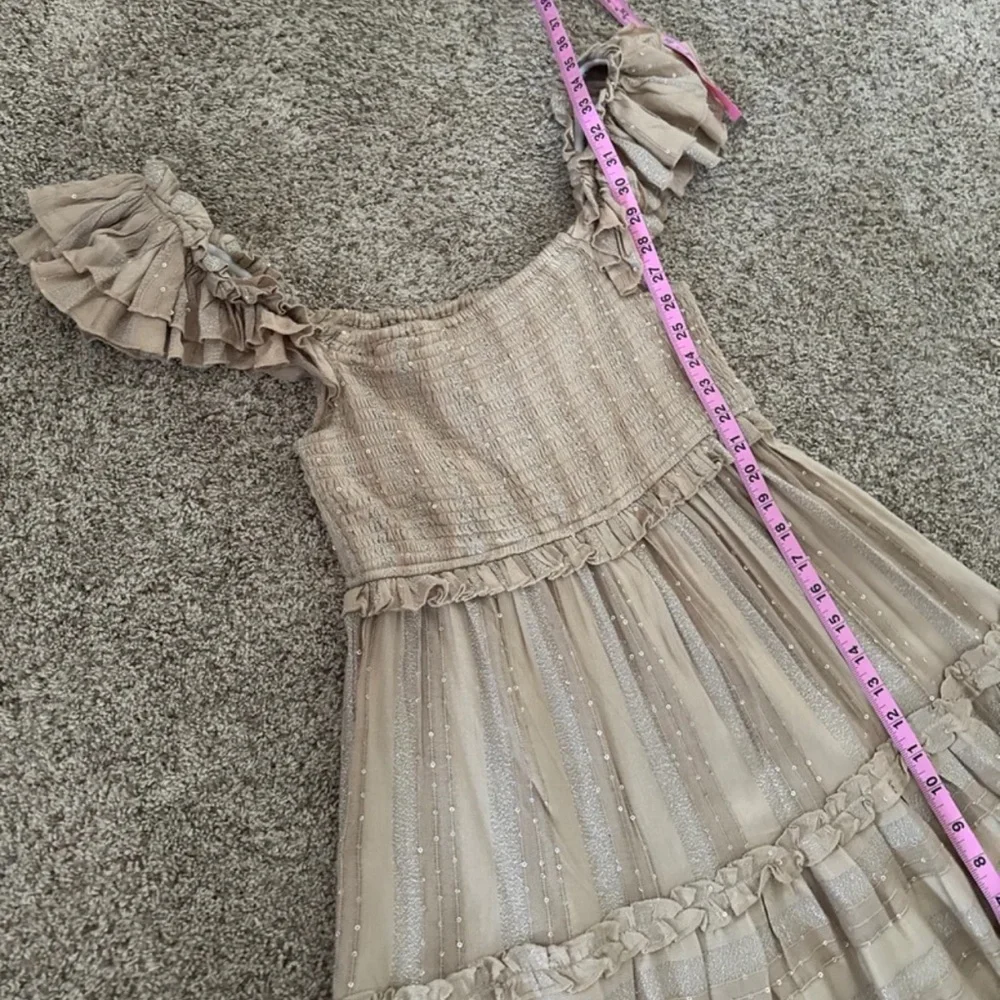 Anthropologie PQ Swim Carrie Square-Neck Tier Dress size Medium/Large - Picture 11 of 12